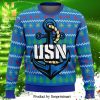 US Navy Knitted Ugly Christmas Sweater