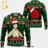 Well Hung Just Like Me Premium Knitted Ugly Christmas Sweater