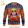 Uzumaki Naruto Anime Manga Knitted Ugly Christmas Sweater