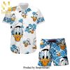 Donald Duck Disney Hibiscus Aloha Full Printing Hawaiian Shirt – Green