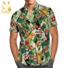 Dr Pepper Palm Tree Full Printing Aloha Summer Beach Hawaiian Shirt – White Red