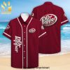 Dr Pepper Full Printing Combo Hawaiian Shirts And Beach Shorts – Dark Red