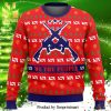 Weihenstephaner Korbinian Beer And Snowflake Knitted Ugly Christmas Sweater