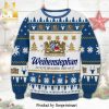 Wayne Campbell Garth Algar Wayne’s World Have A Merry Schwingmas Knitted Ugly Christmas Sweater