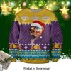 Weihenstephaner Korbinian Beer And Snowflake Knitted Ugly Christmas Sweater