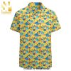 Eeyore Winnie The Pooh Disney Cartoon Graphics Full Printing Hawaiian Shirt – Blue