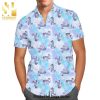 Eeyore Winnie The Pooh Disney Geometric Pattern Full Printing Hawaiian Shirt