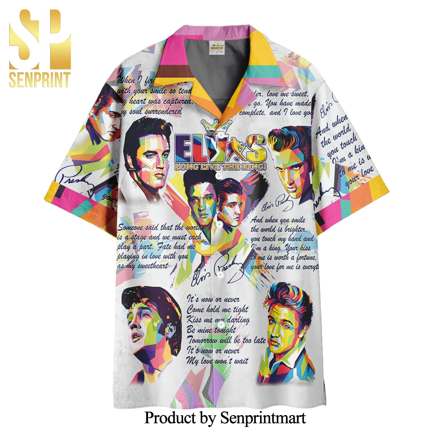 Elvis Presley Hawaiian Beach Shirt – Long Live The King