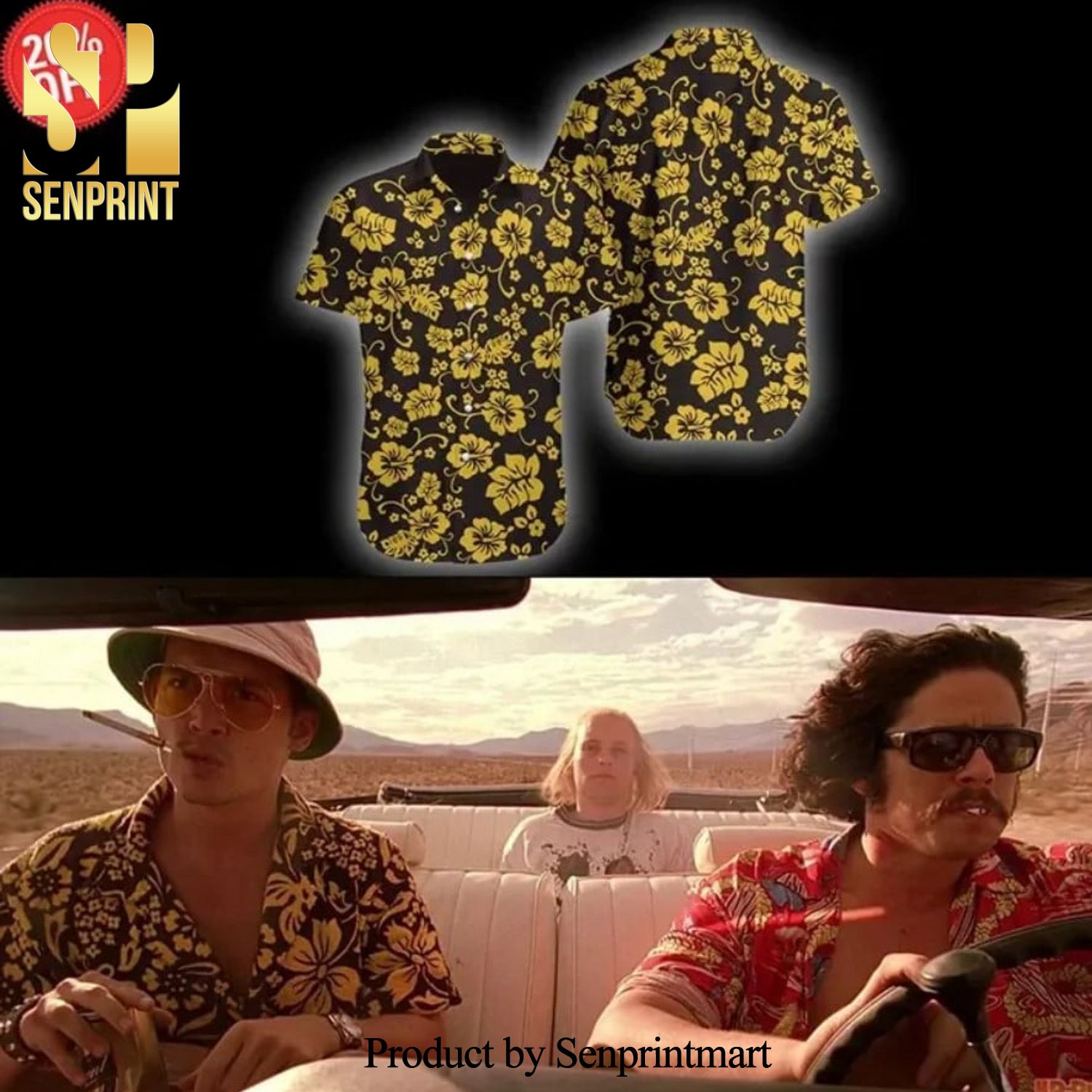 Fear And Loathing In Las Vegas Johnny Depp Summer Hawaiian Shirt