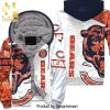 Chicago Bears Nfl Bomber Street Style Unisex Fleece Hoodie