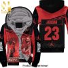 Chicago Bulls Logo Fire Ball Michael Jordan 23 Best Combo Full Printing Unisex Fleece Hoodie