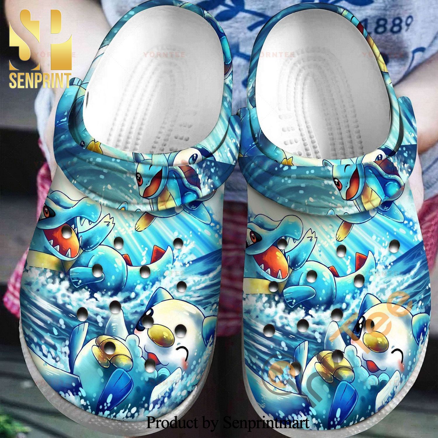 Pokemon Water Ocean Gift For Lover New Outfit Crocs Crocband In Unisex Adult Shoes