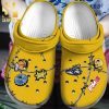 Post Malone Rapper Signature Fan Art Yellow Comfortable Classic Waterar Rubber Crocs Crocband Clog