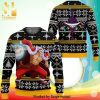 White Claw Hard Seltzer Snowman Pattern Knitted Ugly Christmas Sweater