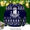 Who You Gonna Call Stranger Things Knitted Ugly Christmas Sweater