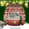 Wild Turkey Bourbon Whiskey Christmas Knitted Ugly Christmas Sweater