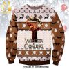 Woman Belong In All Places Where Decisions Are Being Made Knitted Ugly Christmas Sweater – Black