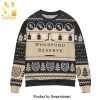 Woodford Reserve Bourbon Whiskey Logo Knitted Ugly Christmas Sweater