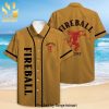 Fireball Full Printing Hawaiian Shirt – Black