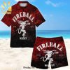 Fireball Whisky Bottle Seamless Full Printing Unisex Hawaiian Shirt And Beach Short