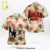 Floral Castle Disney Cartoon Graphics Inspired Full Printing Hawaiian Shirt – Blue