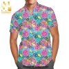 Floral Full Printing Hawaiian Shirt And Beach Short – Blue