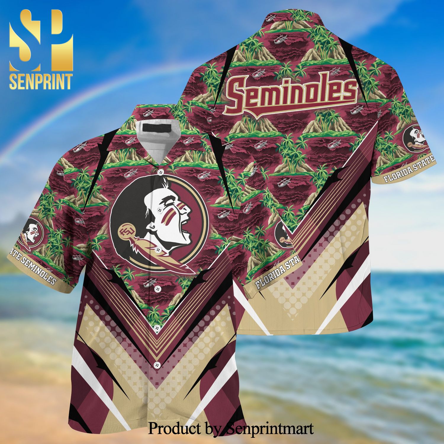 Florida State Seminoles Summer Hawaiian Shirt And Shorts For Sports Fans This Season