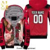 Chicago Bulls Michael Jordan Legends Red Black Personalized Full Print Unisex Fleece Hoodie