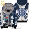 Chris Johnson 28 Tennessee Titans Super Bowl AFC South Division Champions Full Print Unisex Fleece Hoodie