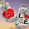 Pretty Flower Butterfly Gift For Lover All Over Printed Unisex Crocs Crocband Clog