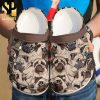 Pug With Flower Gift For Lover Hypebeast Fashion Crocs Crocband