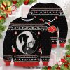 Yin Yang Naruto Sasuke Manga Anime Knitted Ugly Christmas Sweater