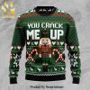 You Just Flipped My Grinch Switch Knitted Ugly Christmas Sweater – Red