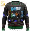 Yu Yu Hakusho Ghost Fighter Chibi Characters Knitted Ugly Christmas Sweater