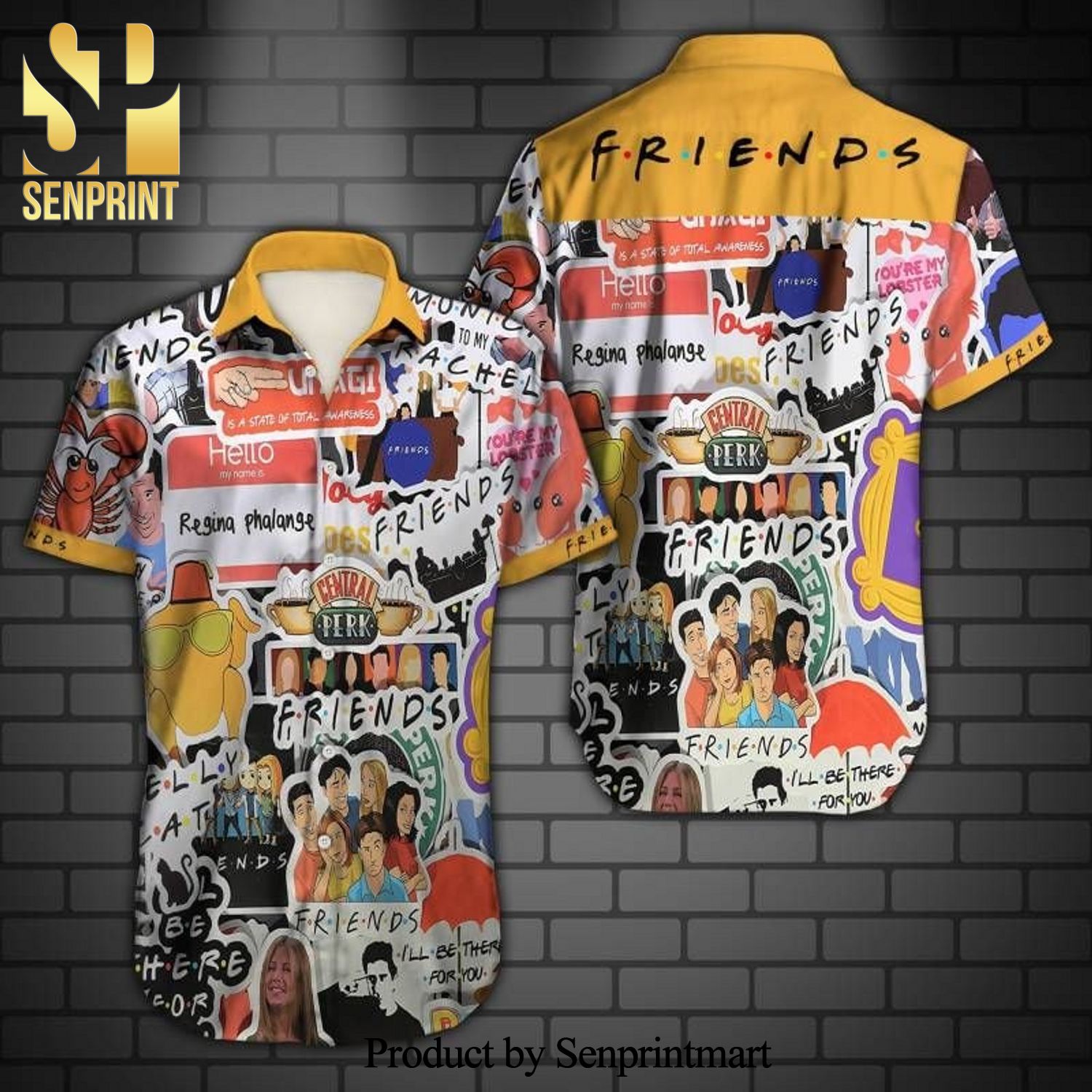 Friends TV Show I’ll Be There For You Full Printing Hawaiian Shirt