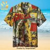 Godzilla And Kong Tropical Volcanic Full Printing Hawaiian Shirt