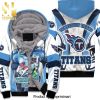 Chris Johnson 28 Tennessee Titans AFC South Division Super Bowl Personalized Street Style Unisex Fleece Hoodie