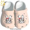 Rabbit Flower Gift For Lover Street Style Unisex Crocs Crocband Clog