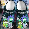 Rick And Morty FCk Green Gift For Lover Crocs Crocband Clog