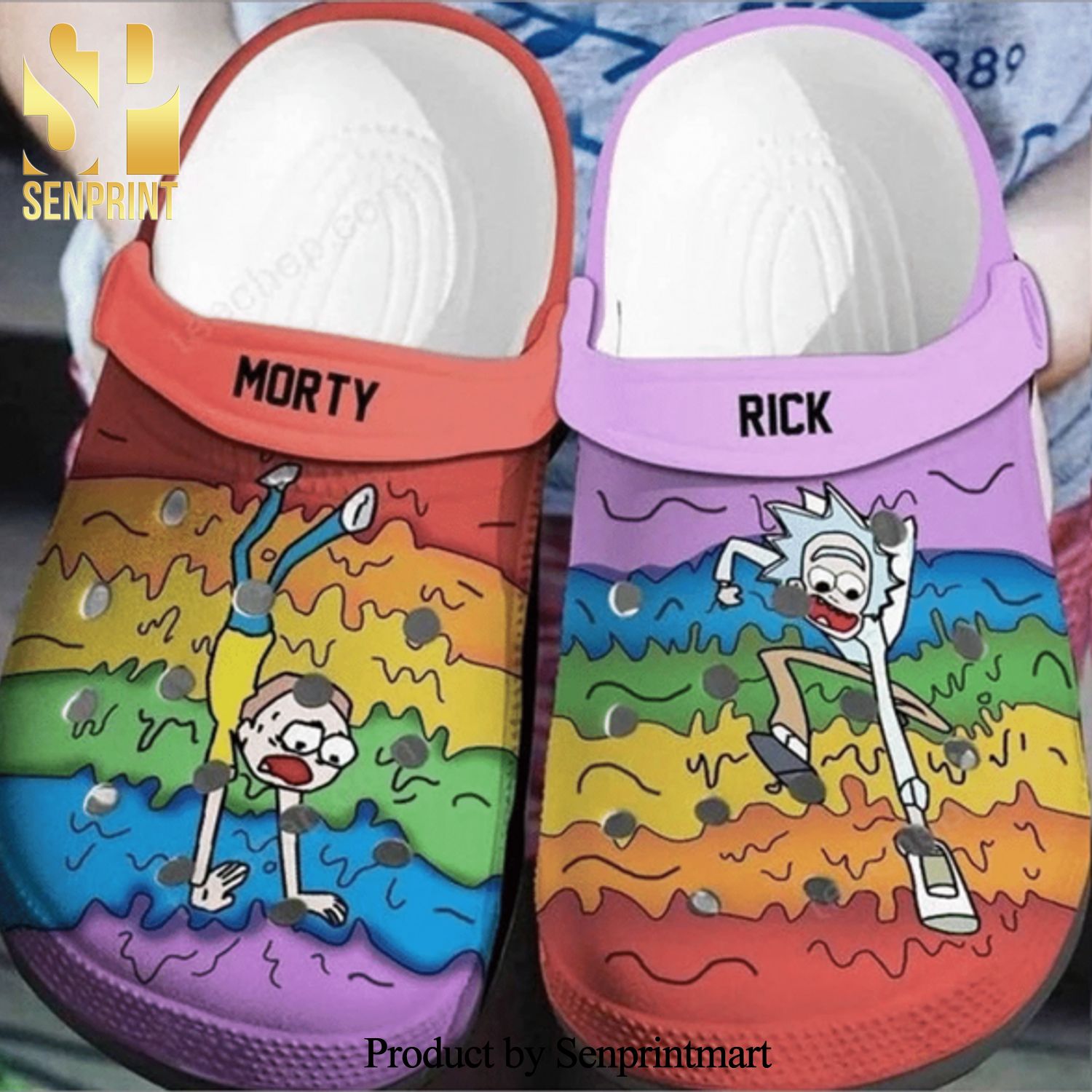 Rick And Morty Unique Cool Crocband Clogs Hypebeast Fashion Crocs Classic