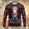 Yugioh Its Time To Duel Knitted Ugly Christmas Sweater