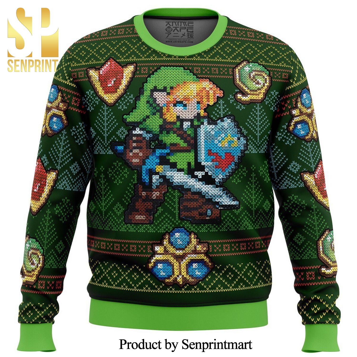 Zelda Link Premium Knitted Ugly Christmas Sweater