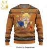 Zenitsu Agatsuma Demon Slayer Manga Anime Knitted Ugly Christmas Sweater