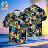 Goofy Dog Disney Cartoon Graphics Leaves Pattern Full Printing Hawaiian Shirt