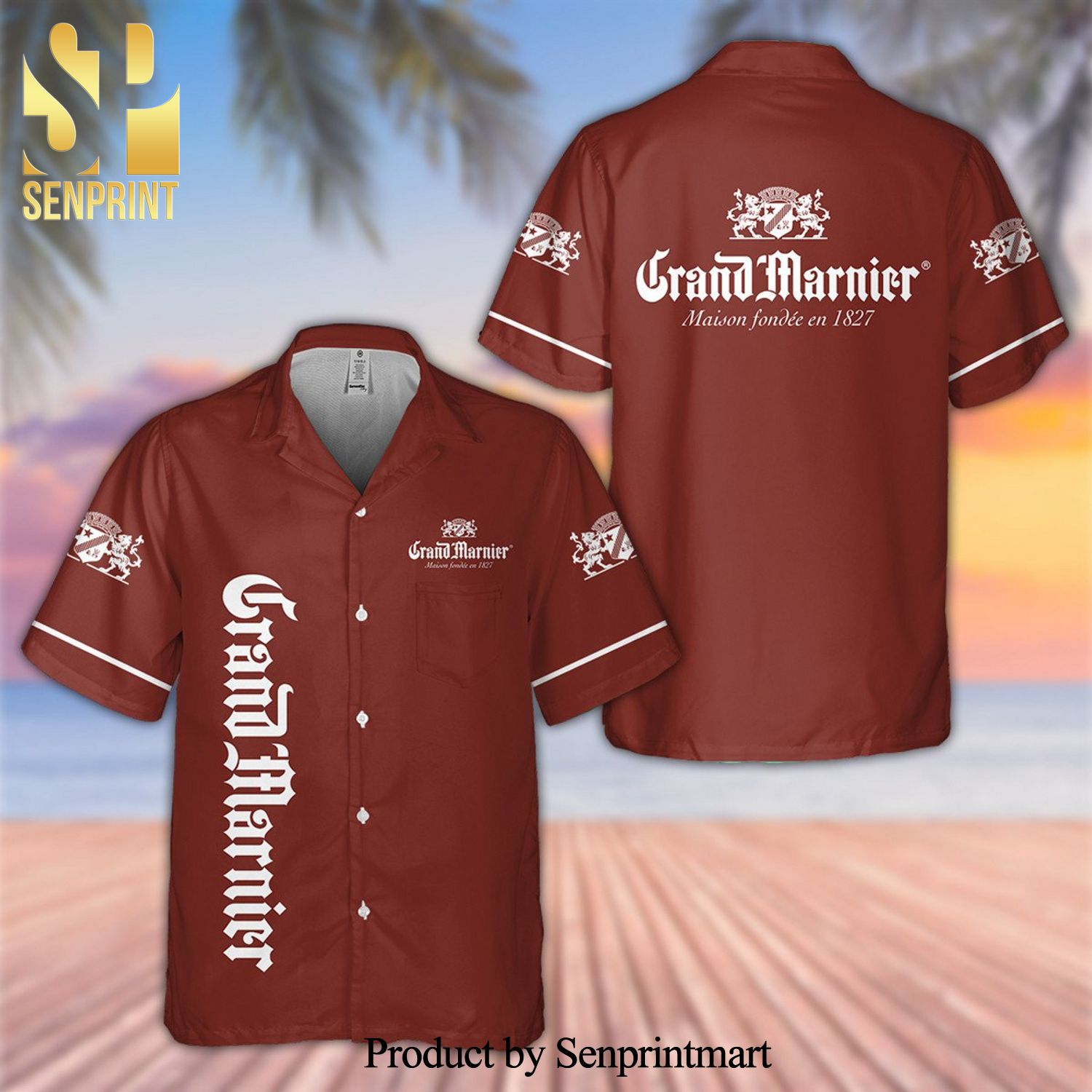 Gr And Marnier Full Printing Aloha Summer Beach Hawaiian Shirt