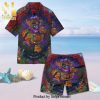 Grateful Dead Bear Tiedye Full Printing Hawaiian Shirt And Beach Short