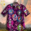 Grateful Dead Floral Full Printing Hawaiian Shirt And Beach Short