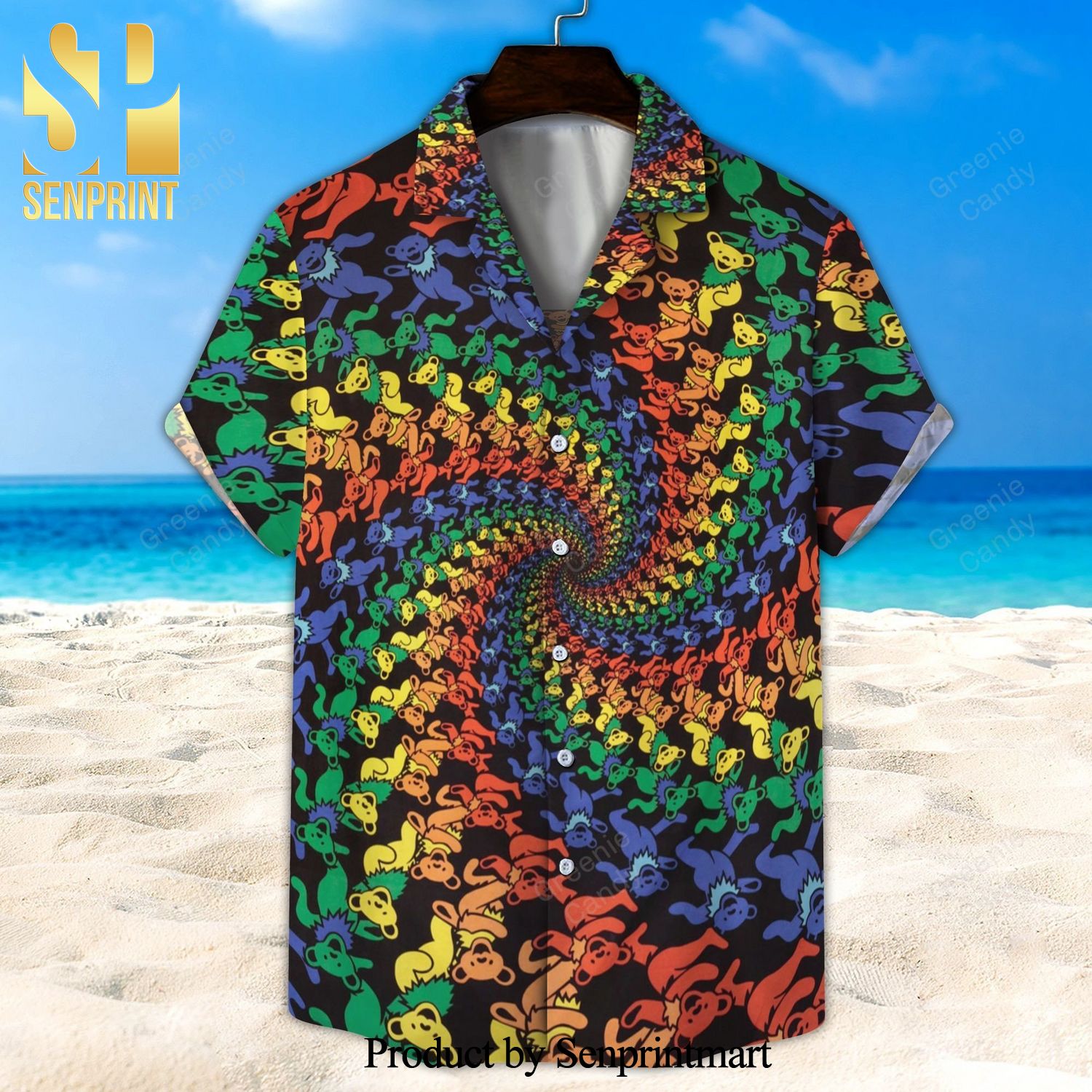 Grateful Dead Hypnotic Full Printing Unisex Hawaiian Shirt And Beach Short