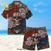 Grateful Dead Rock Band And Logo Tropical Forest Full Printing Hawaiian Shirt – Black