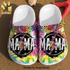 Rockstar Leopard Bleached Mama Colorful All Over Printed Unisex Crocs Crocband Clog